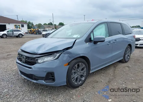 2025 Honda Odyssey Touring из США, поврежденный, VIN 5FNRL6H87SB061412